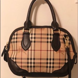 100% Authentic Burberry Bowling Satchel